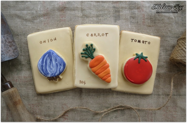 onion carrot tomato seed packet