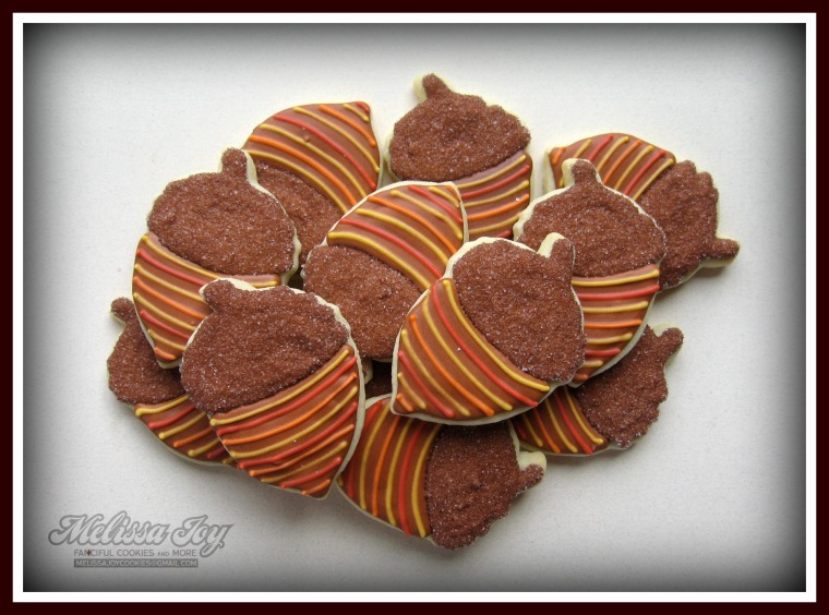 fall acorns by melissa joy cookies