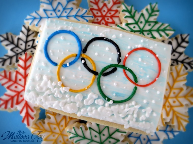 WInter Olympic Cookies by Melissa Joy
