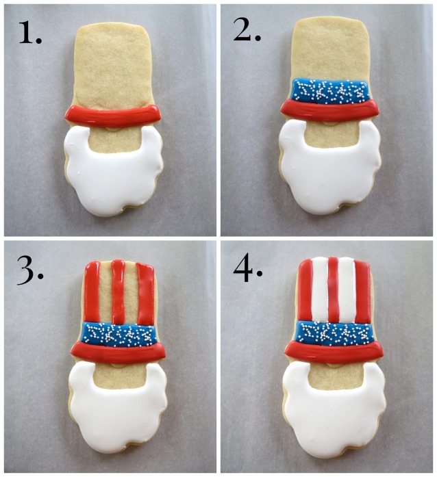 Big Uncle Sam Cookie How To