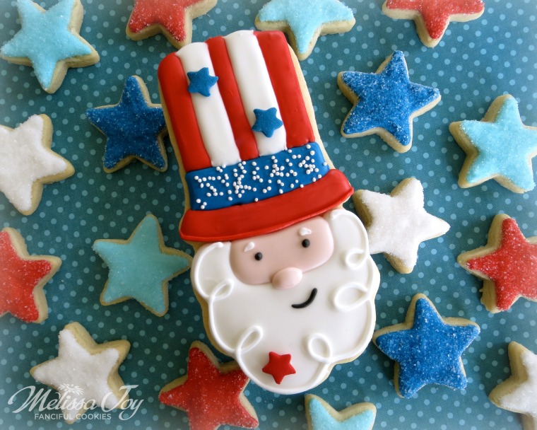 Uncle Sam Cookie by Melissa Joy