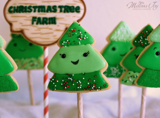 Christmas Tree Farm Cookie by Melissa Joy